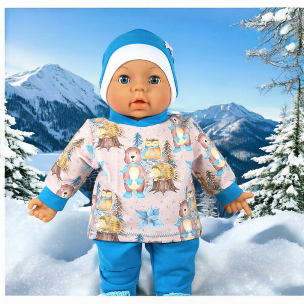 Puppenkleidung Wintertiere