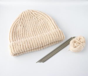 Damenmütze Baby Alpaka creme