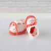 Puppenkleidung mit Hasen, schuhe