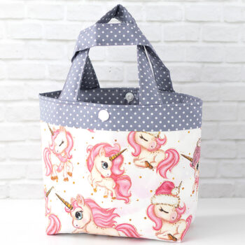 KIndertasche Wintereinhorn Rückseite