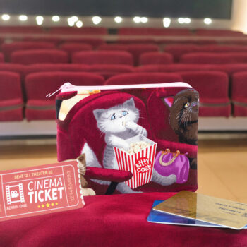 Minitasche Katzen im Kino