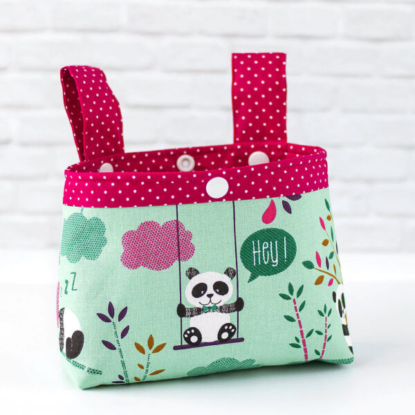 Lenkertasche für Kinder mit Pandabär klein