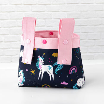 Lenkertasche mit Einhorn Rückseite