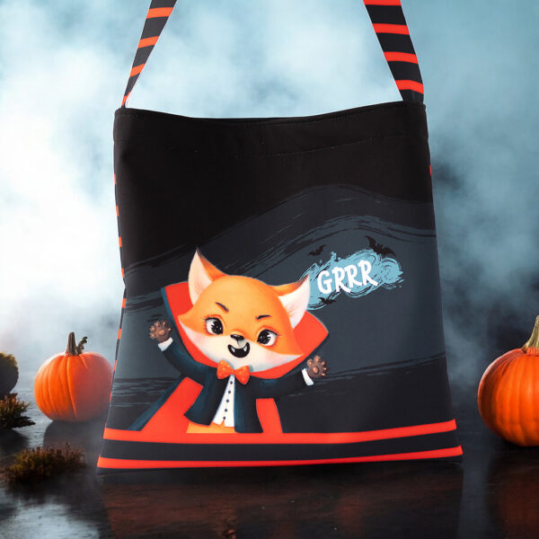 Halloween Tasche mit Vampirfuchs