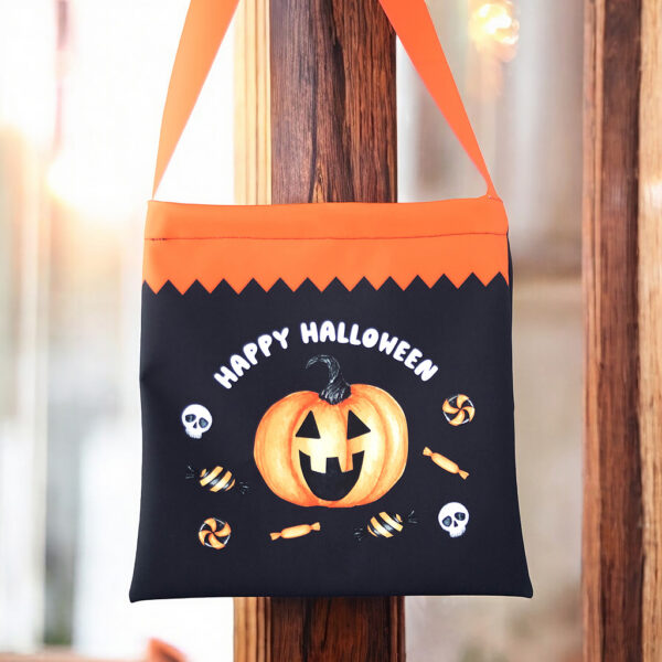 Halloween Tasche mit großem Kürbis