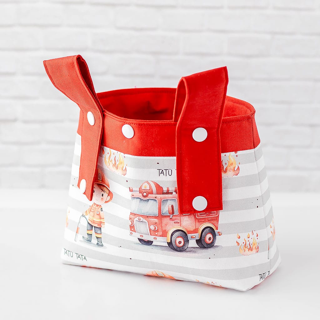 Lenkertasche mit Feuerwehr Feuerwehrjungen, Rückseite