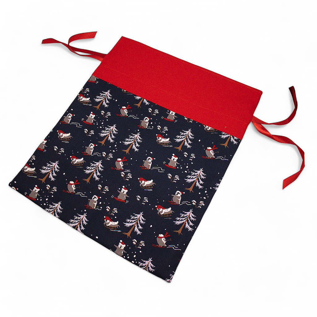 Geschenkbeutel mit Pinguinen