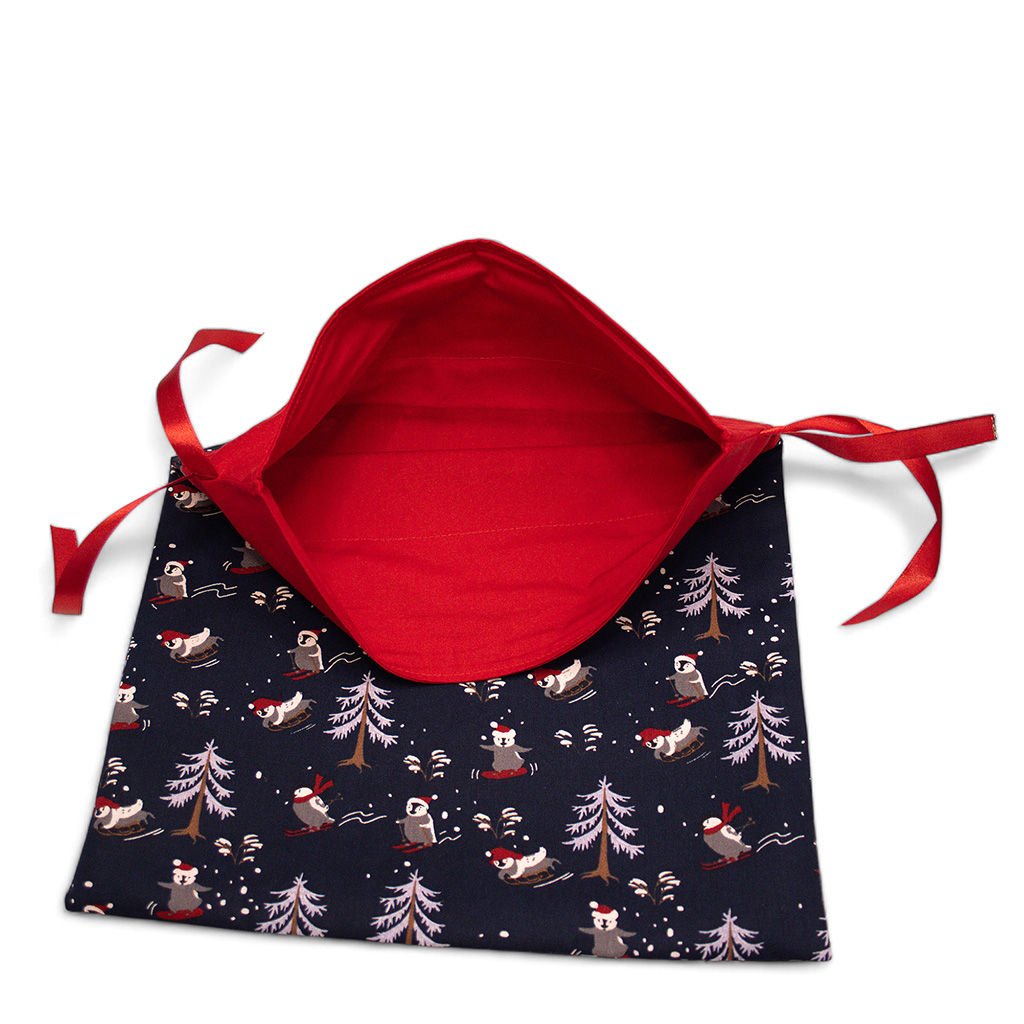 Geschenkbeutel mit Pinguinen