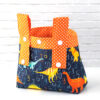 Lenkertasche Dinos Zahlen Rückseite