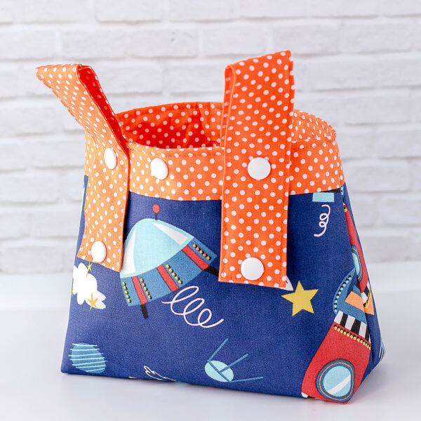 Lenkertasche Kinder mit Rakete Rückseite