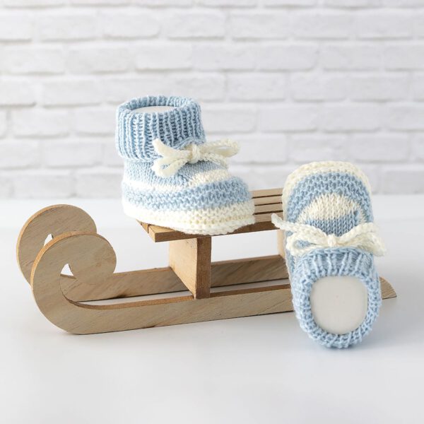 Babyturnschuhe hellblau-weiß
