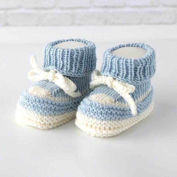 Babyturnschuhe hellblau-weiß