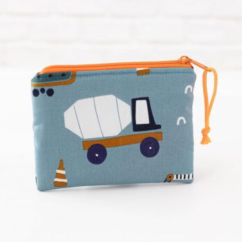 Geldbörse Bagger, Rückseite