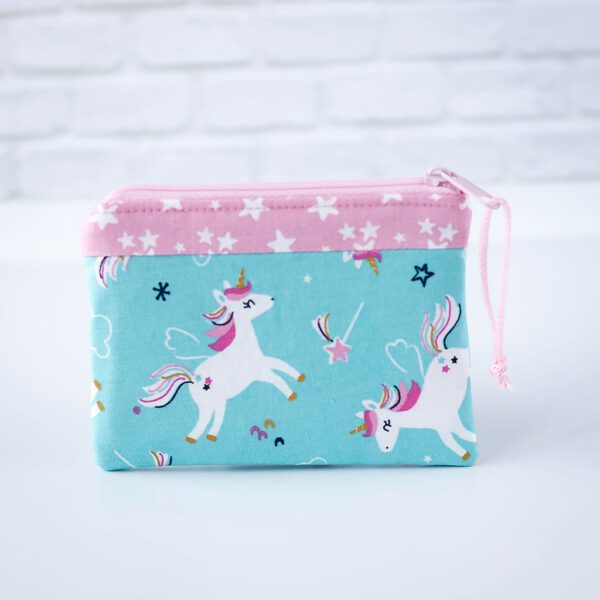 Geldbörse Einhorn mint Rückseite