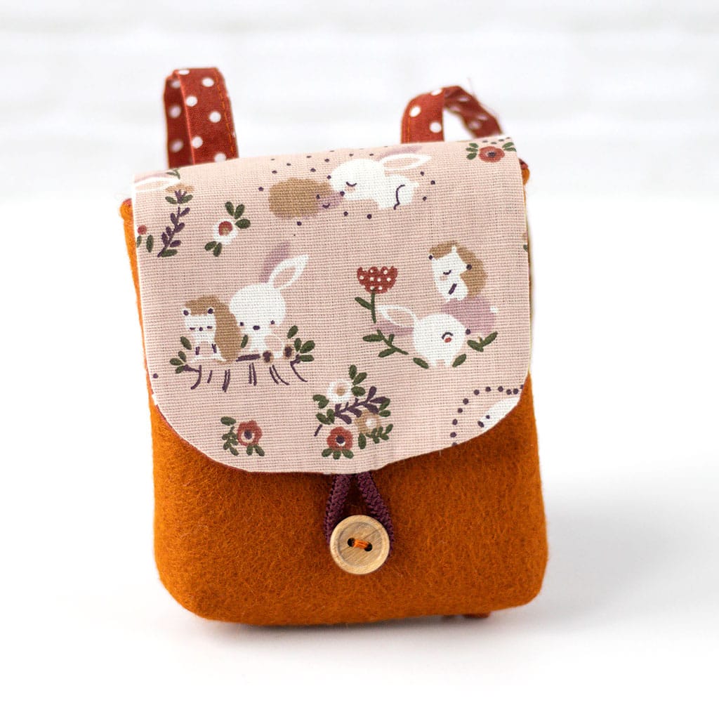 Puppenrucksack Hase