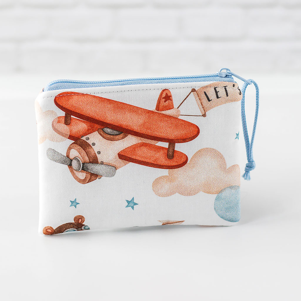 Geldbörse kleinen Flieger, Rückseite