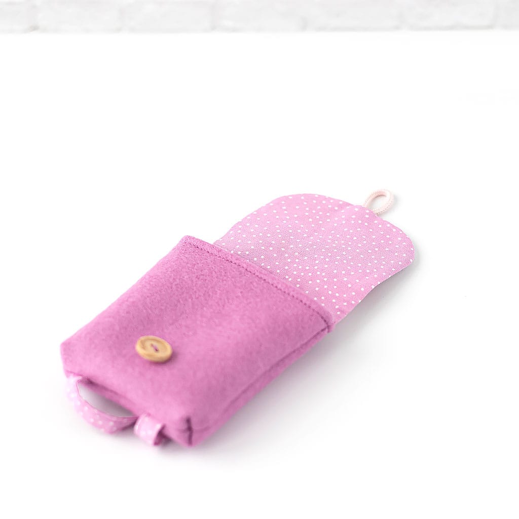 Puppenrucksack mit Einhorn für Waldorfpuppen aus Wollfilz, innen