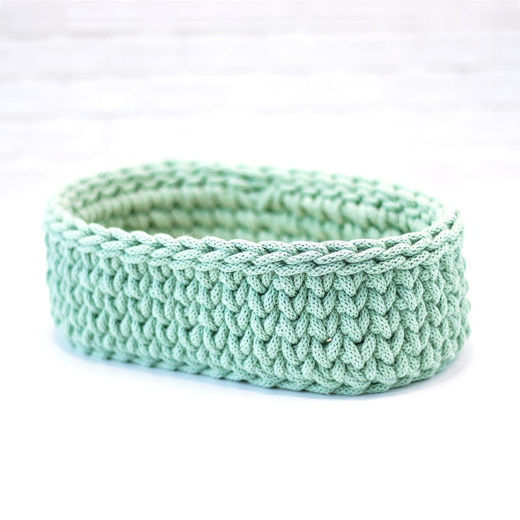 Korb grün Brille, Rückseite