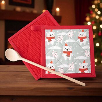 Topflappen mit Eisbären