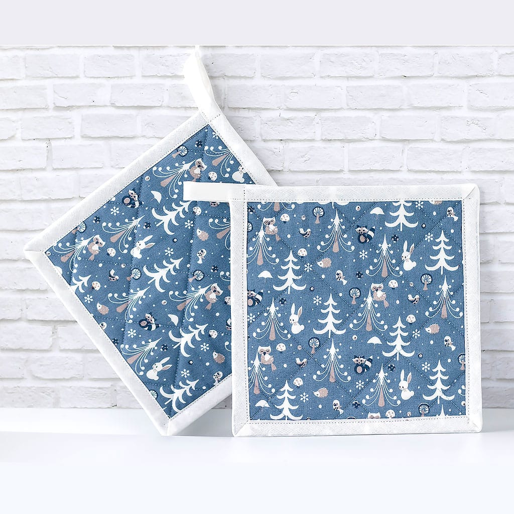 Topflappen winterlich